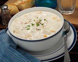 What's for dinner? Fitness food! Clam chowder