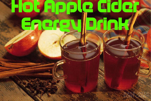 The first hot energy drink, hot apple cider flavor